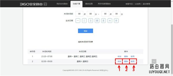 360 P1无线路由器访Web管理页设置多时段的操作方法(30p1无线路由器访问Web管理页面设置多周期的操作方法)
