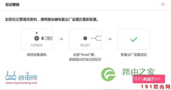 192.168.0.1忘记登录密码是多少