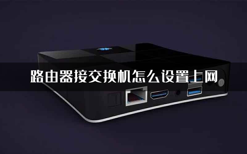 路由器接交换机怎么设置上网