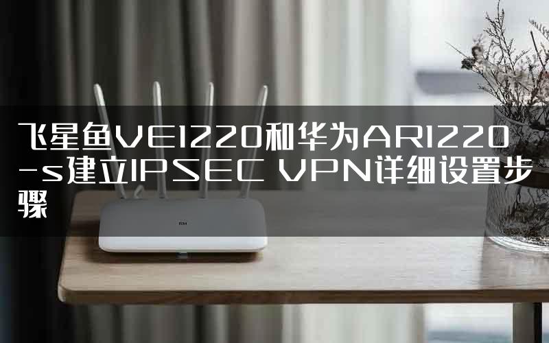 飞星鱼VE1220和华为AR1220-s建立IPSEC VPN详细设置步骤