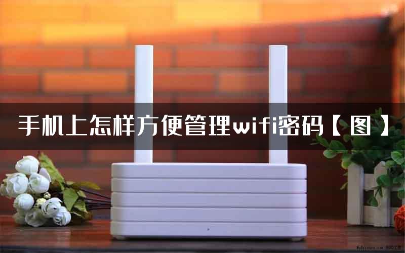 手机上怎样方便管理wifi密码【图】