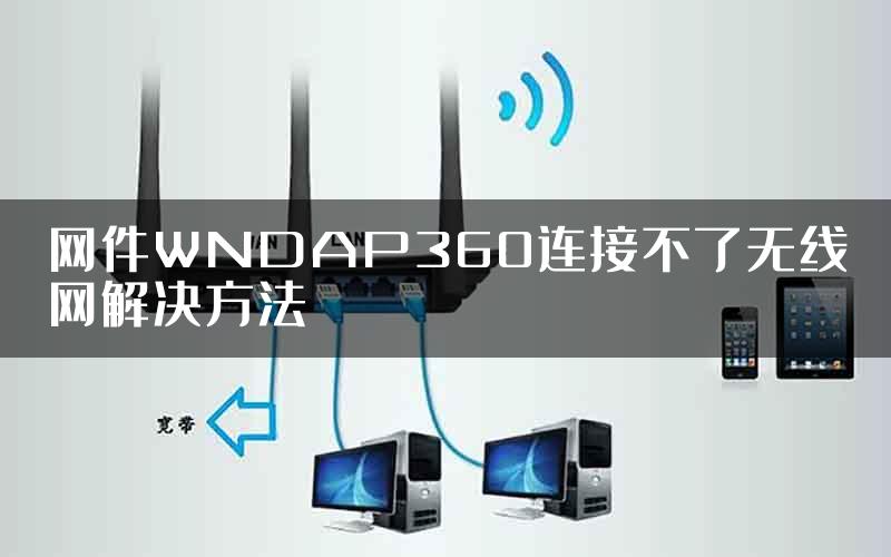 网件WNDAP360连接不了无线网解决方法