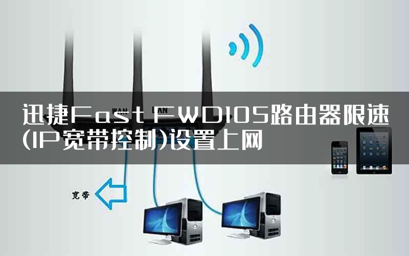 迅捷Fast FWD105路由器限速(IP宽带控制)设置上网