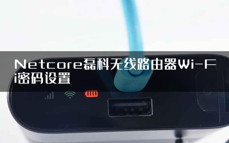 Netcore磊科无线路由器Wi-Fi密码设置