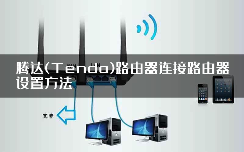 腾达(Tenda)路由器连接路由器设置方法