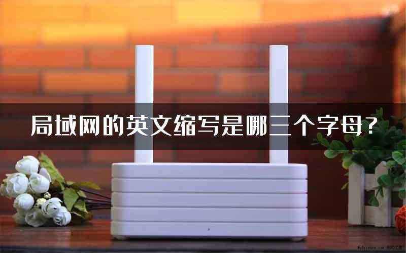 局域网的英文缩写是哪三个字母?