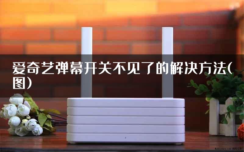 爱奇艺弹幕开关不见了的解决方法(图)