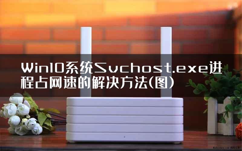 Win10系统Svchost.exe进程占网速的解决方法(图)