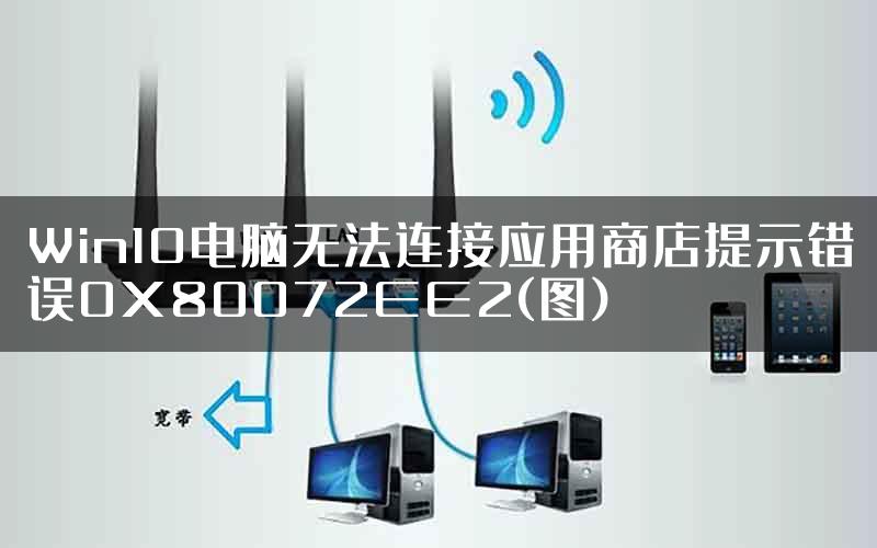 Win10电脑无法连接应用商店提示错误0X80072EE2(图)