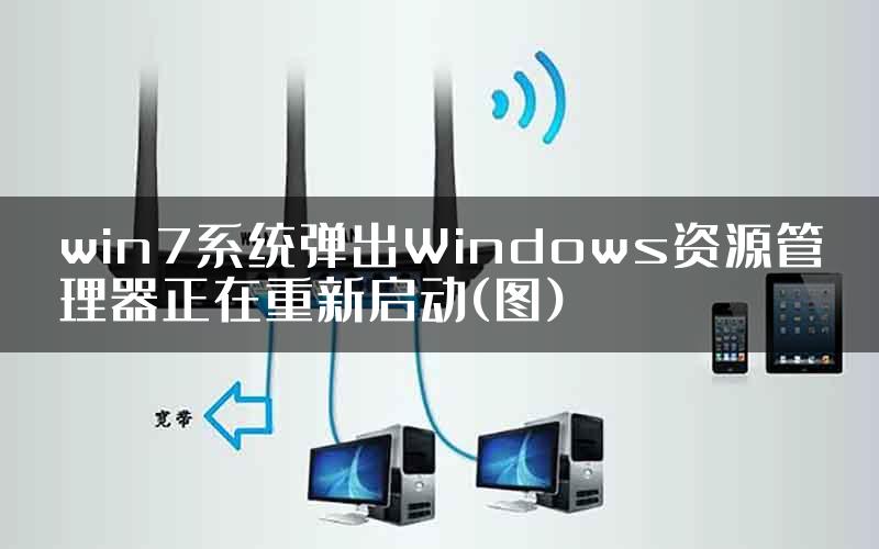 win7系统弹出Windows资源管理器正在重新启动(图)