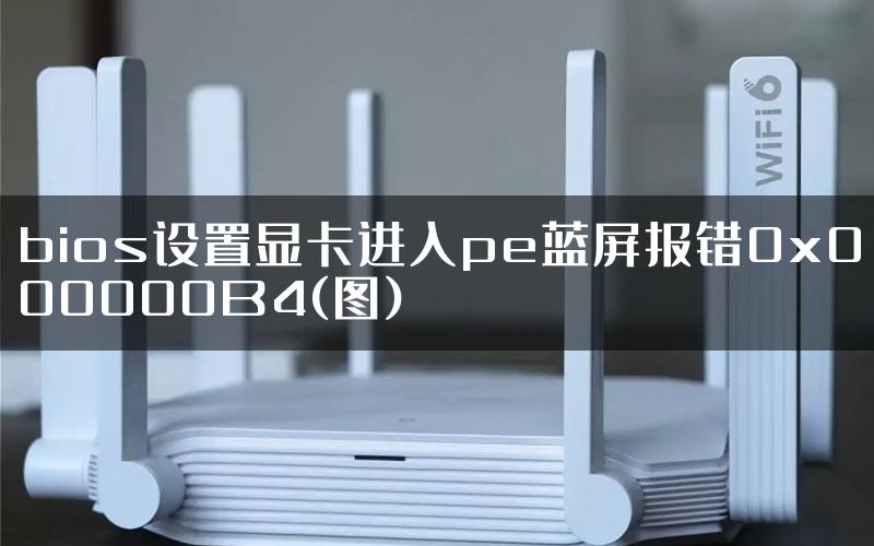 bios设置显卡进入pe蓝屏报错0x000000B4(图)