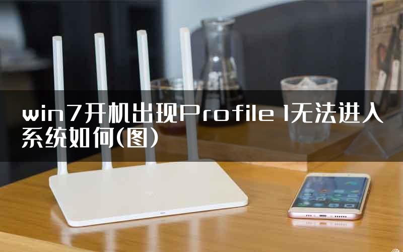 win7开机出现Profile 1无法进入系统如何(图)