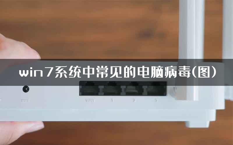win7系统中常见的电脑病毒(图)
