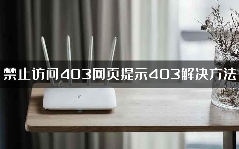 禁止访问403网页提示403解决方法
