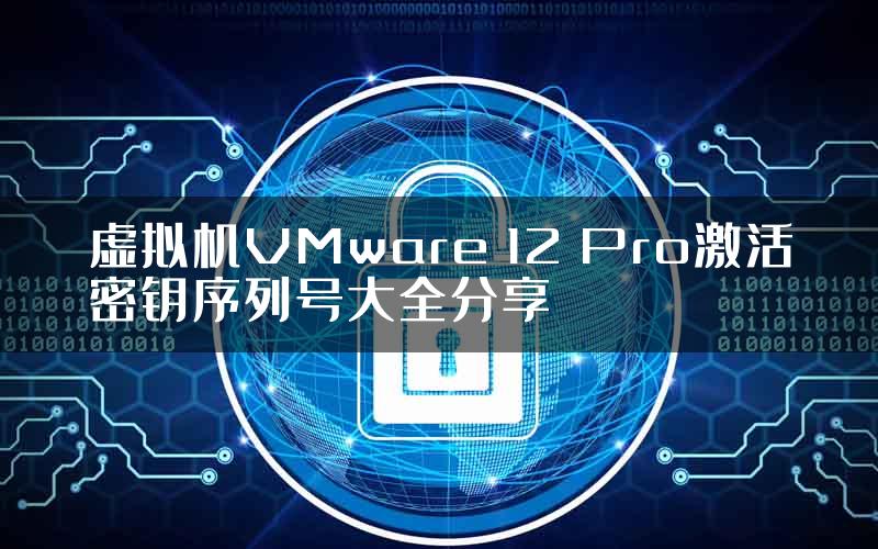 虚拟机VMware 12 Pro激活密钥序列号大全分享