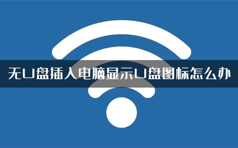 无U盘插入电脑显示U盘图标怎么办