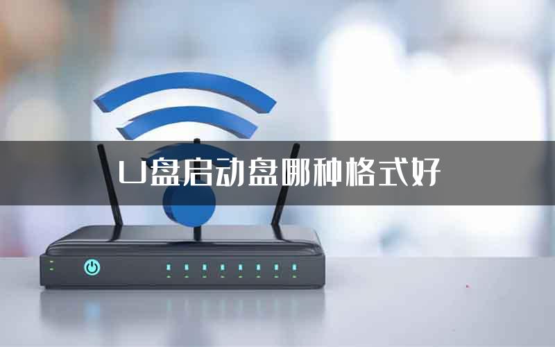 U盘启动盘哪种格式好