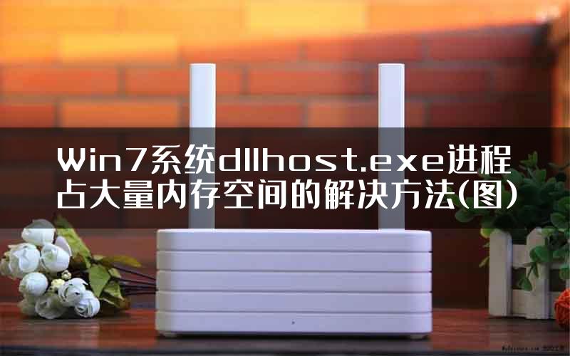 Win7系统dllhost.exe进程占大量内存空间的解决方法(图)