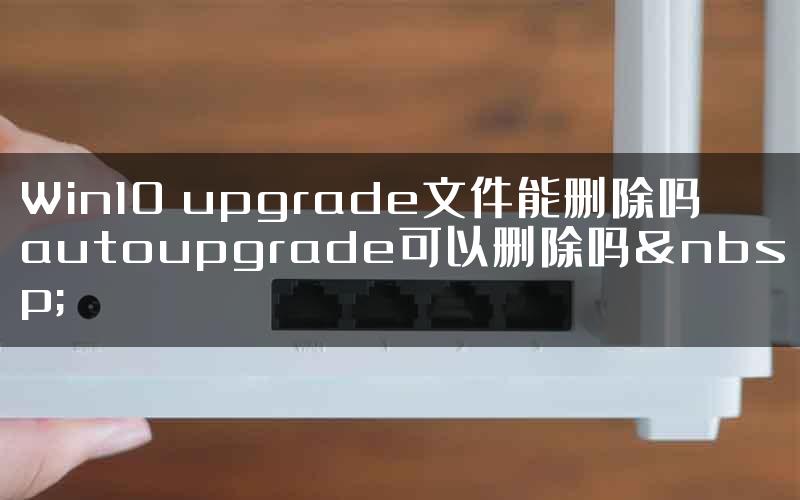 Win10 upgrade文件能删除吗 autoupgrade可以删除吗&nbsp;
