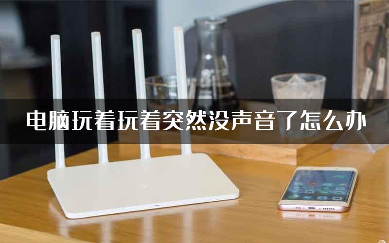 电脑玩着玩着突然没声音了怎么办