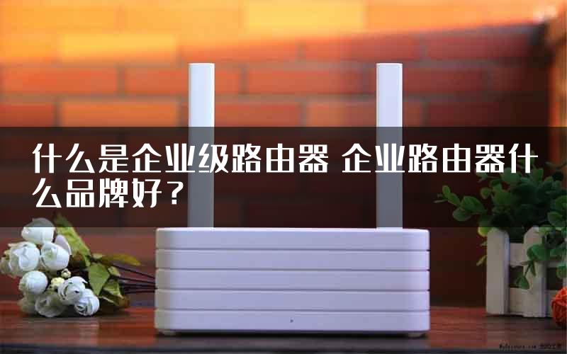 什么是企业级路由器 企业路由器什么品牌好？