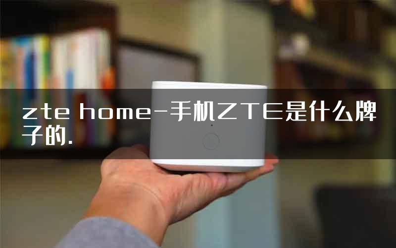 zte home-手机ZTE是什么牌子的.