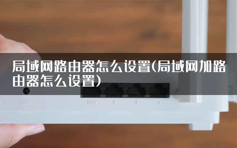 局域网路由器怎么设置(局域网加路由器怎么设置)