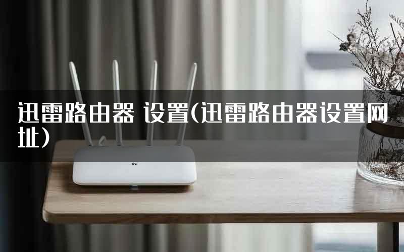迅雷路由器 设置(迅雷路由器设置网址)