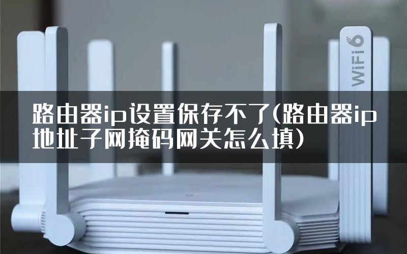 路由器ip设置保存不了(路由器ip地址子网掩码网关怎么填)