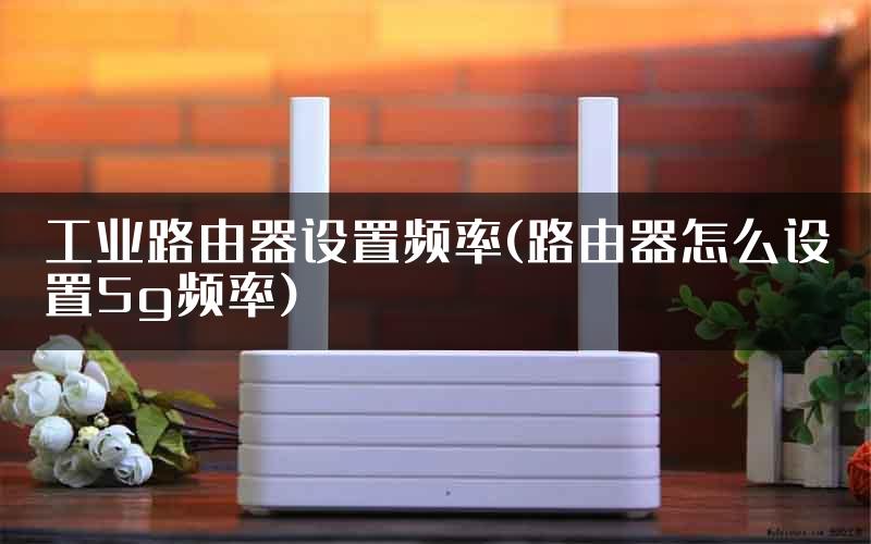 工业路由器设置频率(路由器怎么设置5g频率)