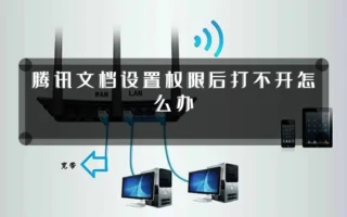 腾讯文档设置权限后打不开怎么办