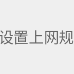设置上网规则
